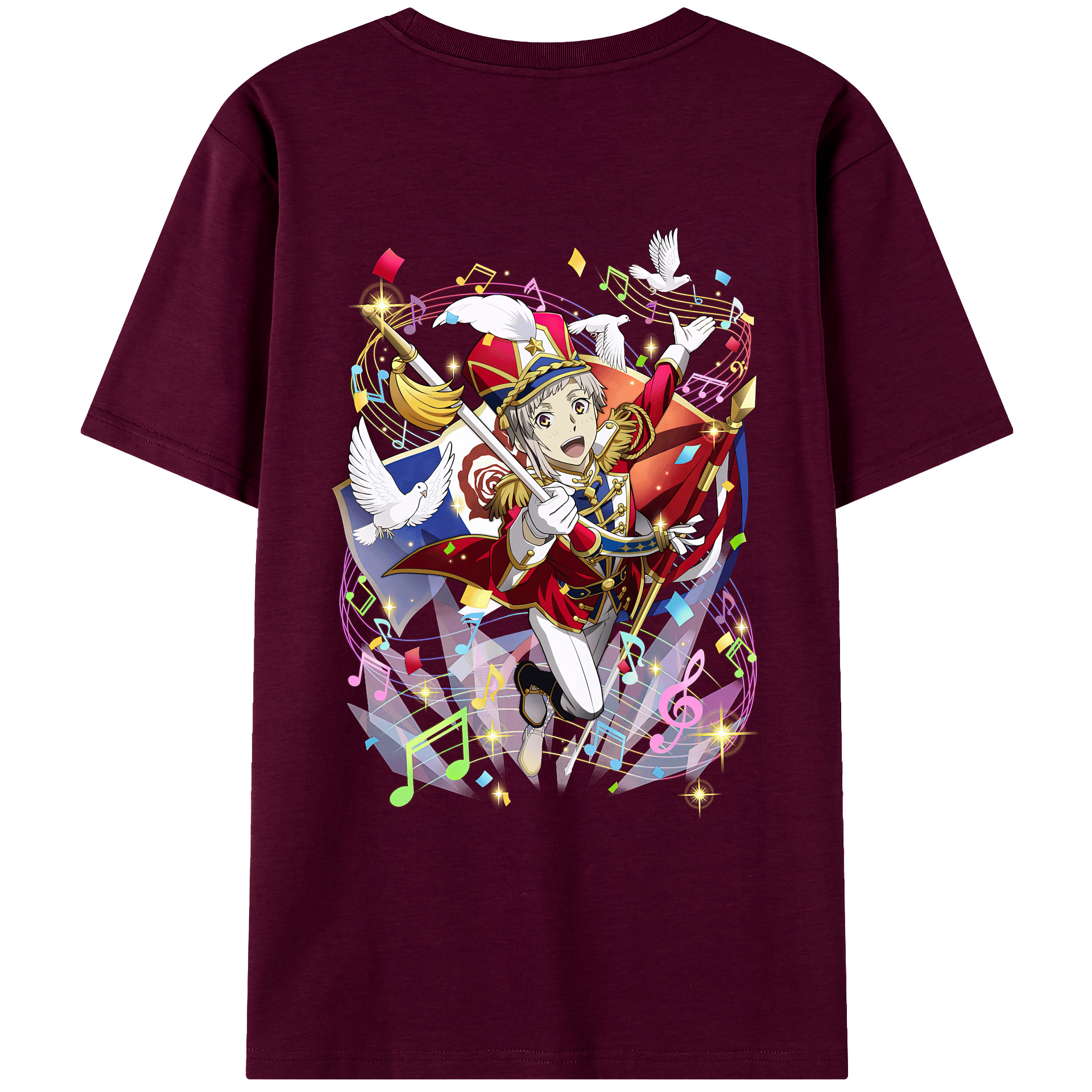 （画像用） 文豪ストレイドッグス Bungo Stray Dogs レディース半袖Tシャツ(バックプリント)